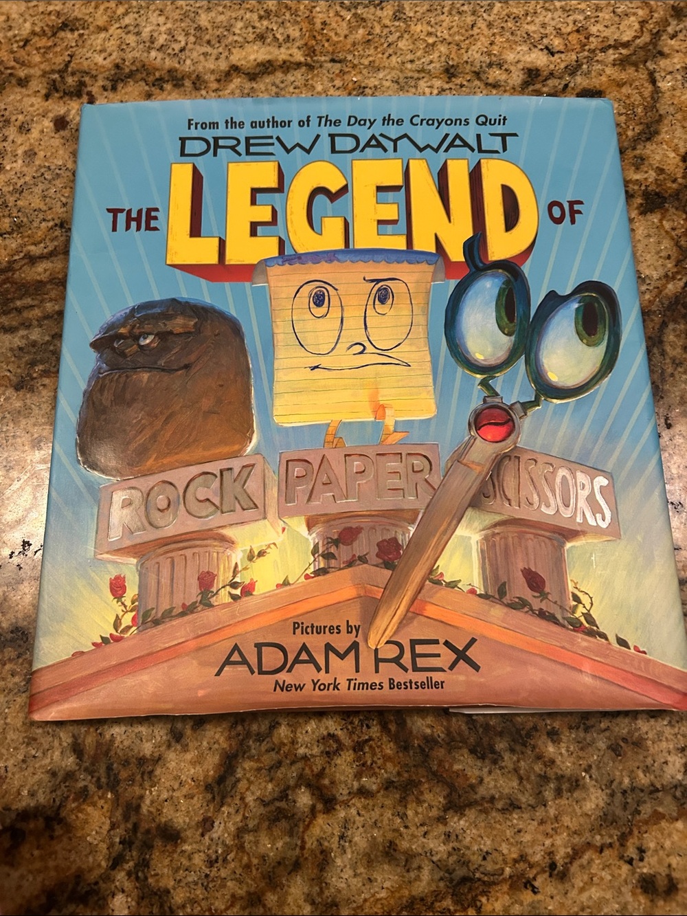 The Legend of Rock Paper Scissors Picture Book - Blue Cover